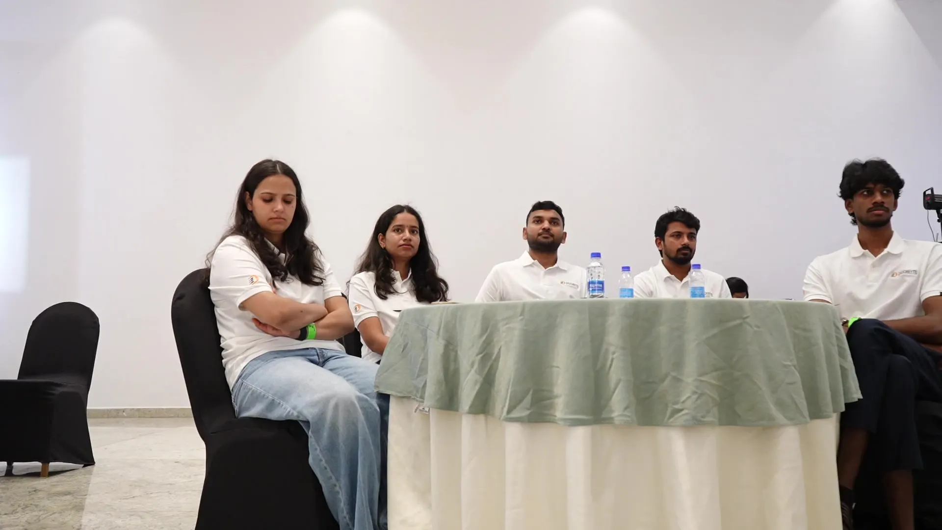 Team at a conference session at Sportico Resorts